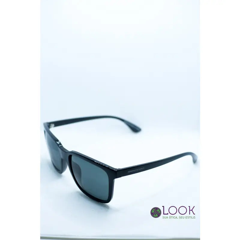 Óculos De Sol Armani Exchange 4112su 818180 Preto Masculino LENTE AZUL Óculos De Sol Armani Exchange 4112su 818180