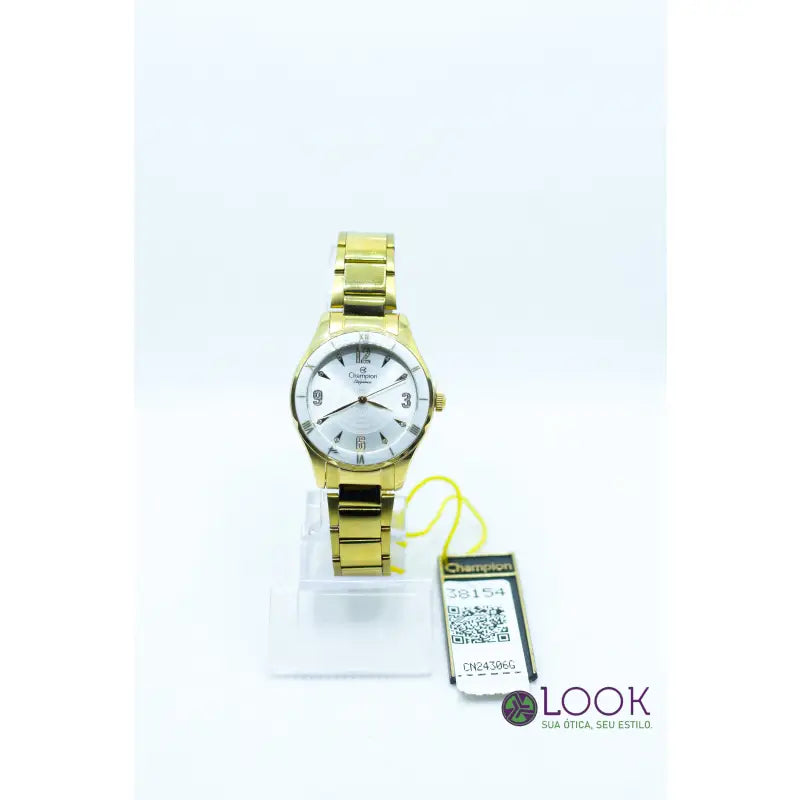 Relógio Feminino Champion CN24306H Aço Dourado 33mm 5ATM Relógio Feminino Champion CN24306H Aço Dourado 33mm 5ATM