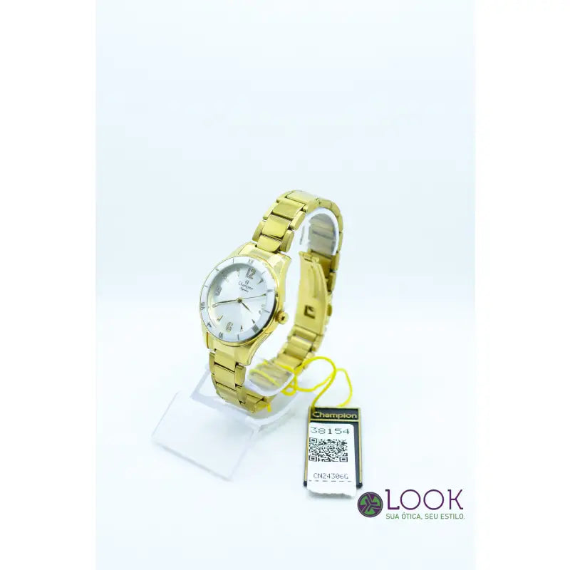 Relógio Feminino Champion CN24306H Aço Dourado 33mm 5ATM Relógio Feminino Champion CN24306H Aço Dourado 33mm 5ATM