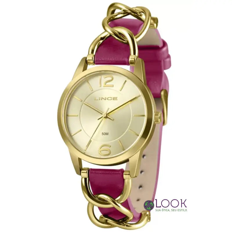 Relogio Lince Vermelho LRC4777L38 C2RX. Rosa Relogio Lince Vermelho LRC4777L38 C2RX Feminino