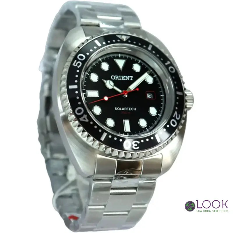 Relógio Orient Masculino SolarTech MBSS1444 P1SX Relógio Orient Masculino SolarTech MBSS1444 P1SX