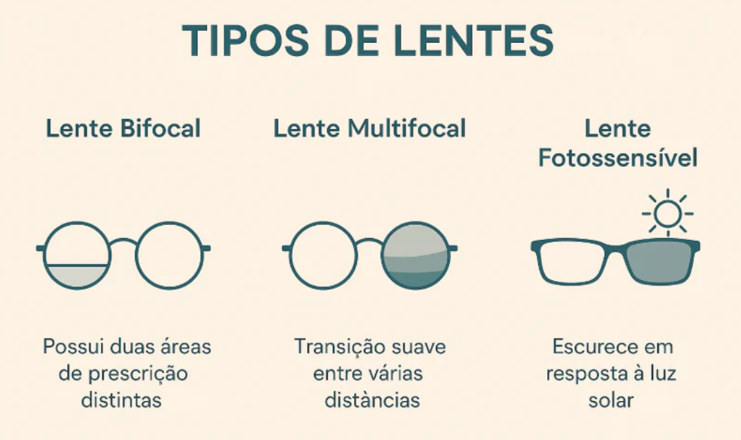 Diferença entre Lentes Antirreflexo, Blue Light e Fotossensíveis: Qual Vale Mais a Pena?
