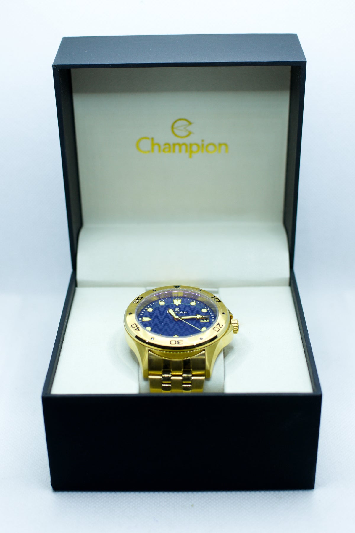 Relógio Masculino Champion Dourado Casual Original Prova D'água