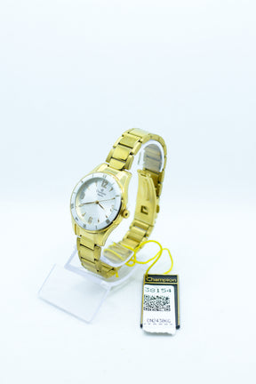 Relógio Feminino Champion CN24306H Aço Dourado 33mm 5ATM