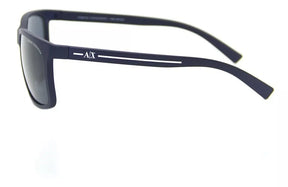 Óculos Solar Armani Exchange AX4041SL 8157/87 58 Acetato Azul Marinho.