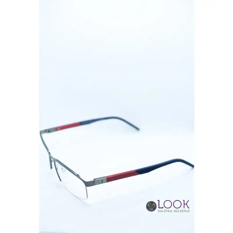 Armação de Óculos Tommy Hilfiger TH 1640 R80 - 54 Cinza Armação de Óculos Tommy Hilfiger TH 1640 R80 - 54 Cinza