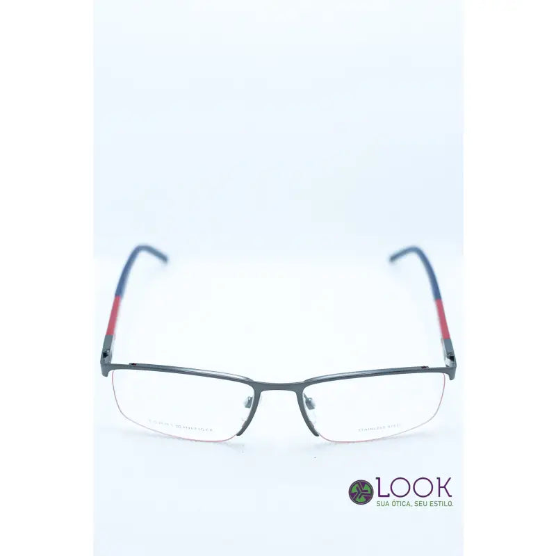 Armação de Óculos Tommy Hilfiger TH 1640 R80 - 54 Cinza Armação de Óculos Tommy Hilfiger TH 1640 R80 - 54 Cinza