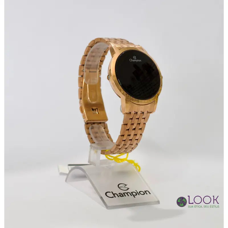 Relógio Champion Digital Led Vermelho Dourado. Relógio Champion Feminino Digital Led Vermelho Dourado