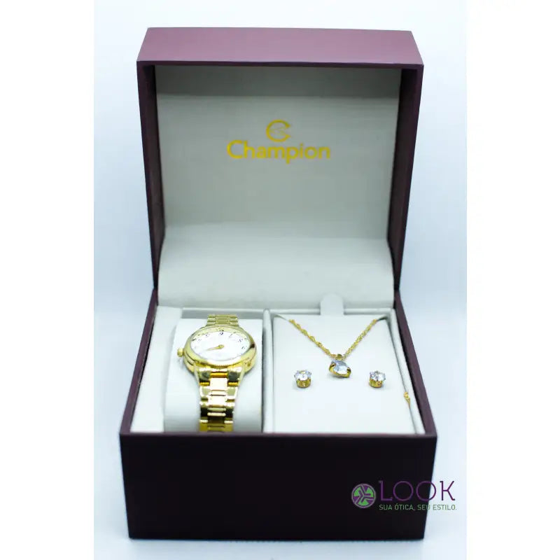Relógio Champion Feminino ch26882c + Kit Semi Joia Relógio Champion Feminino ch26882c + Kit Semi Joia