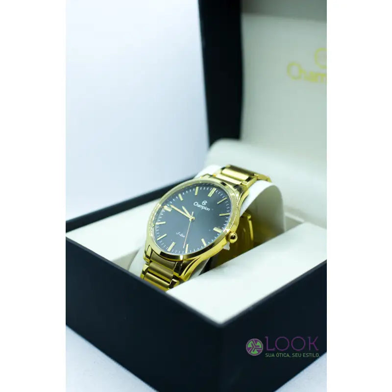 Relógio Masculino Champion Aço Inoxidável Dourado Relógio Masculino Champion Aço Inoxidável Dourado Analógico