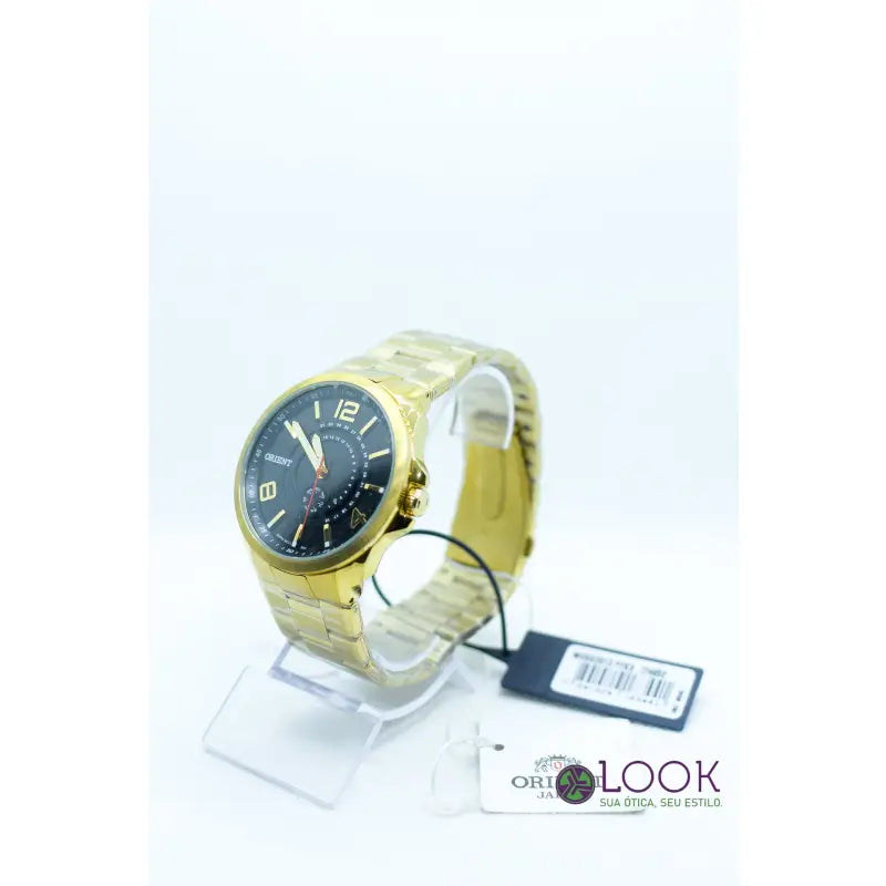 Relógio Orient Mgss2013 P2kx Masculino Dourado Preto Relógio Orient Mgss2013 P2kx Masculino Dourado Preto