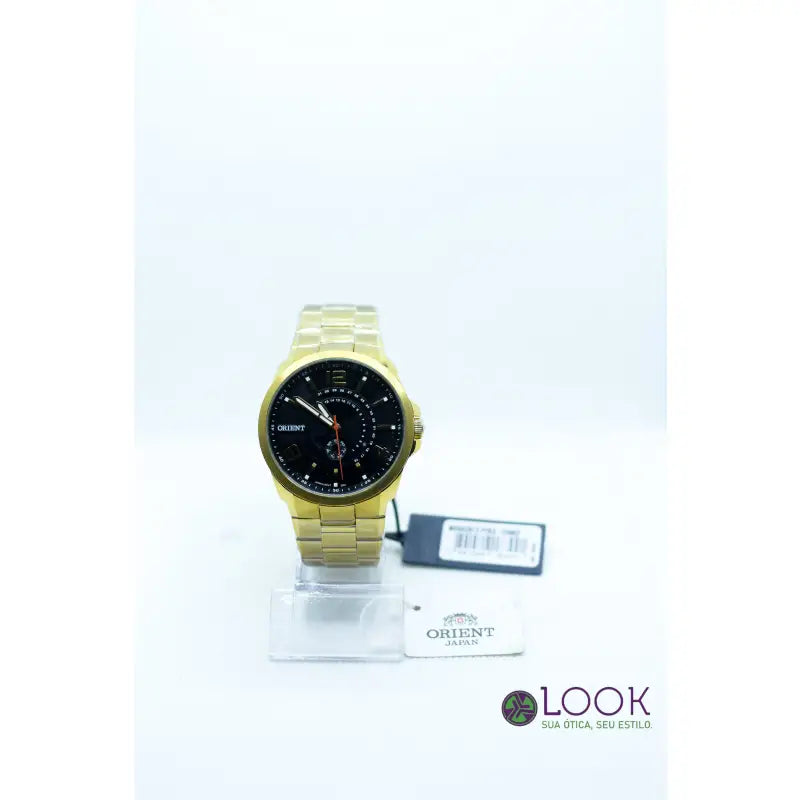 Relógio Orient Mgss2013 P2kx Masculino Dourado Preto Relógio Orient Mgss2013 P2kx Masculino Dourado Preto