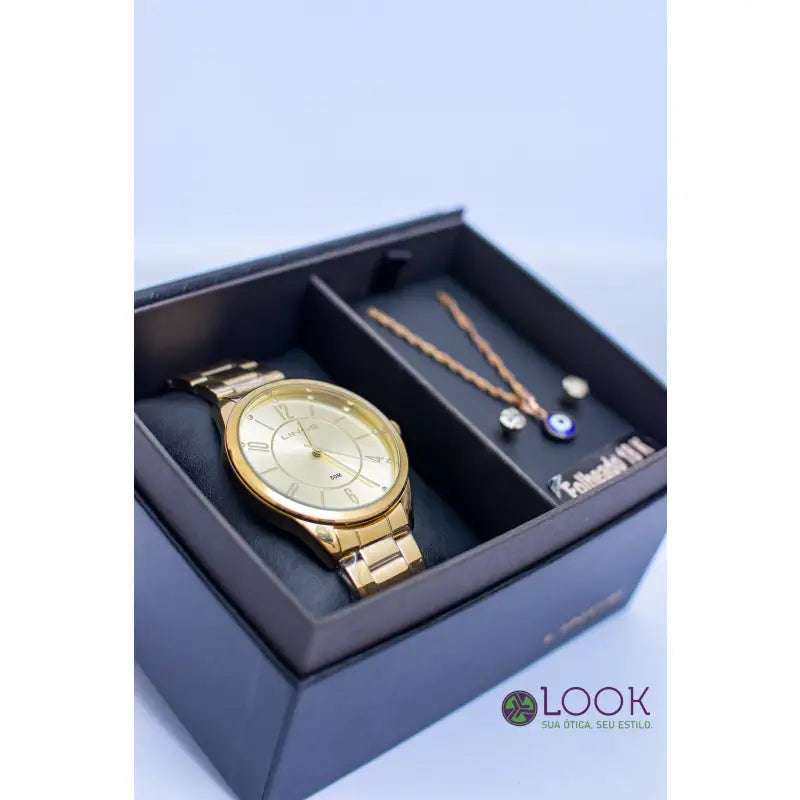 Relógio Urban Analógico LRG4750L40 Dourado. Relogio Urban Feminino Analogico LRG4750L40 DOURADO